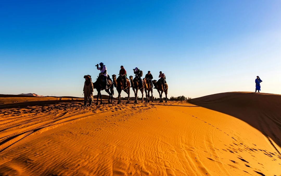 From Fez: Private Erg Chebbi Dunes Tour with Camel Trek and Overnight Desert Camp Image 4