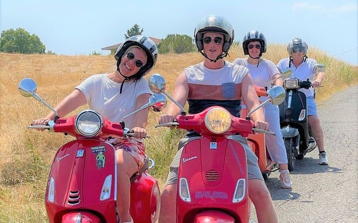 From Florence: Small-Group Tuscany Vespa Tour with Lunch & Wine Image 2
