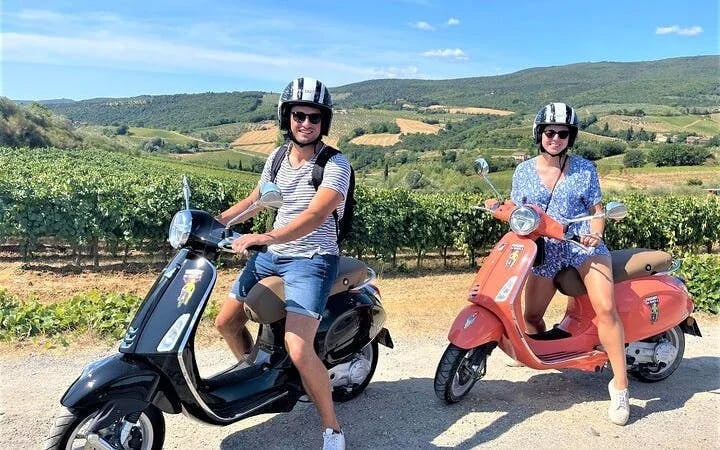 From Florence: Small-Group Tuscany Vespa Tour with Lunch & Wine Image 11