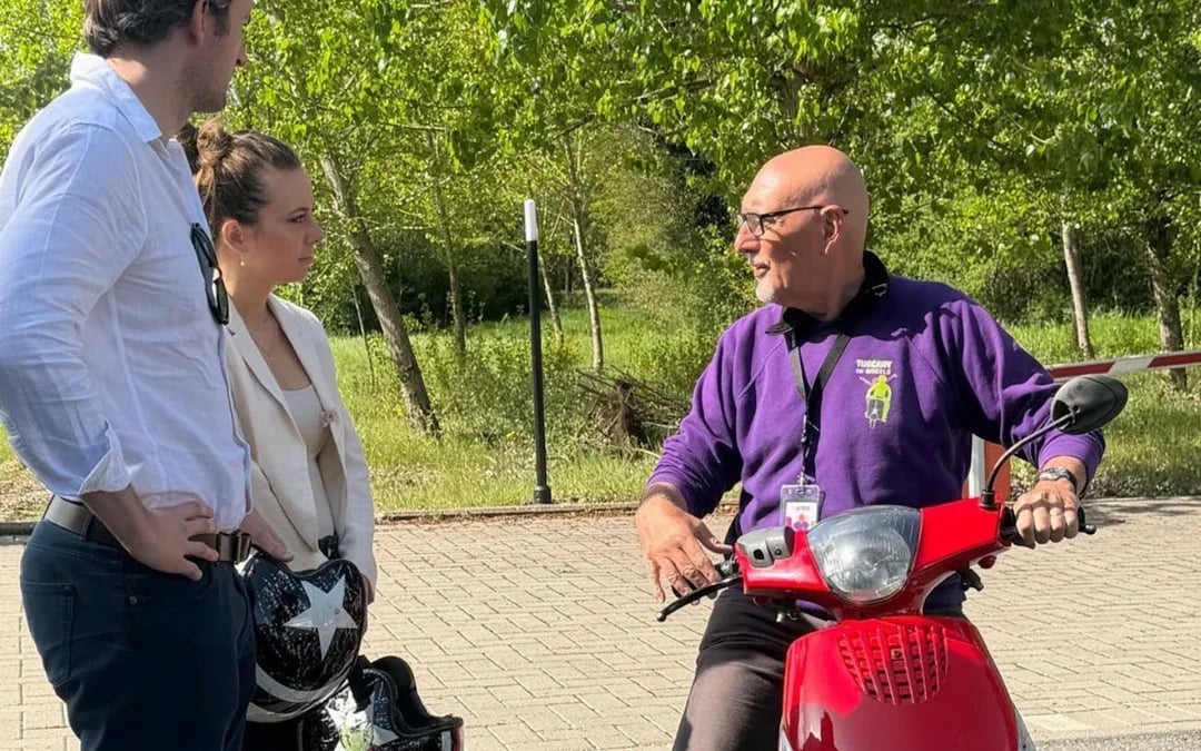 From Florence: Small-Group Tuscany Vespa Tour with Lunch & Wine Image 6
