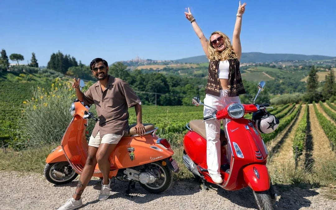 From Florence: Small-Group Tuscany Vespa Tour with Lunch & Wine Image 10