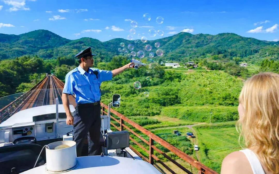 From Fukuoka: Takachiho Gorge and Amaterasu Railway Tour Image 3