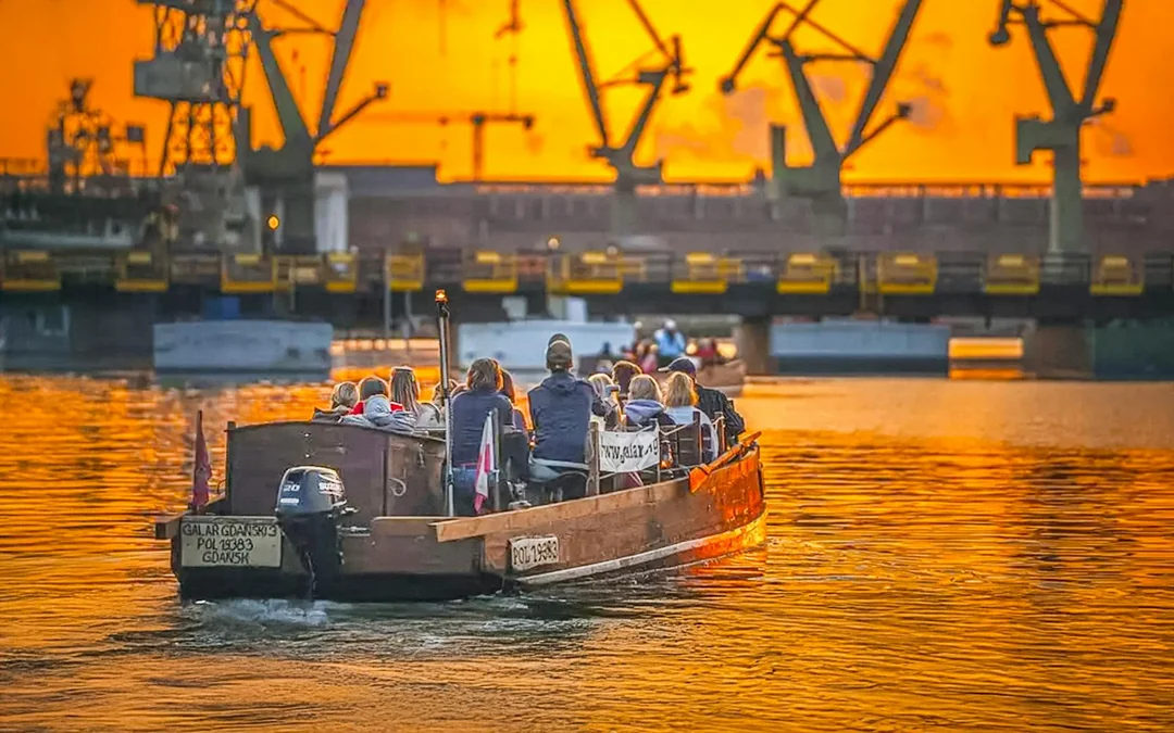 From Gdańsk: Sunset Cruise on a Historical Boat Image 1
