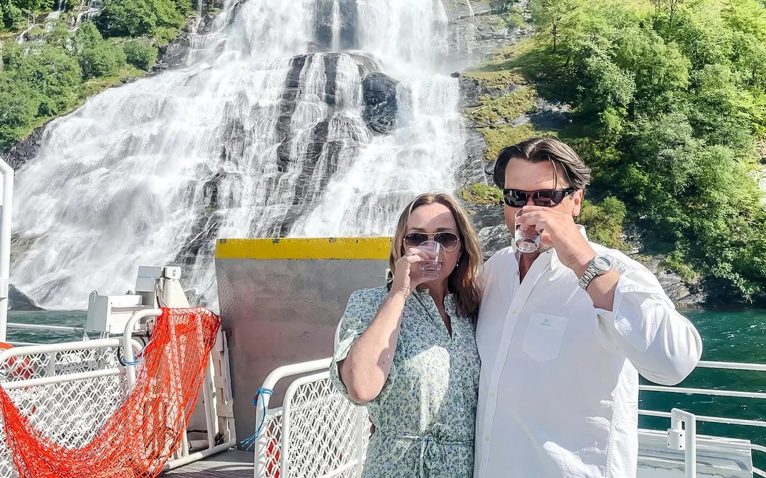 From Geiranger: Fjord Boat Tour With Waterfall Tasting Image 5