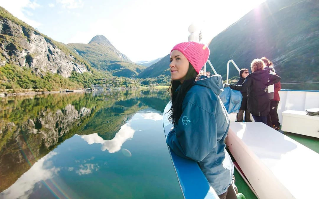 From Geiranger: Silent Fjord Cruise with Audio Guide Image 1