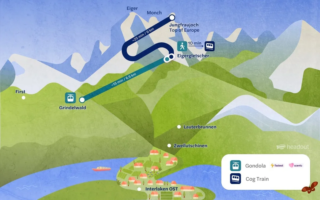 From Grindelwald: Jungfraujoch Top of Europe Round-Trip Tickets Image 2