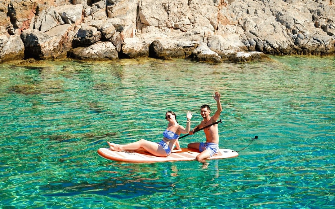 From Hersonissos: All-Inclusive Dia Island Catamaran Cruise with Snacks & Drinks Image 5