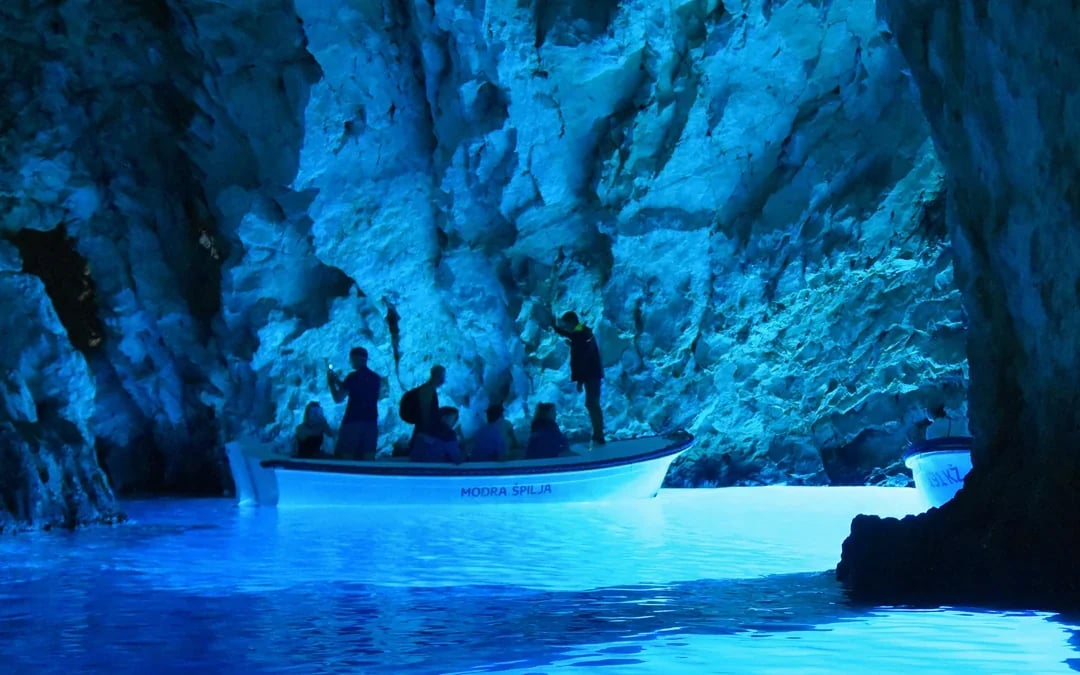 From Hvar: Blue Cave, Green Cave and 5 Islands Boat Tour Image 2