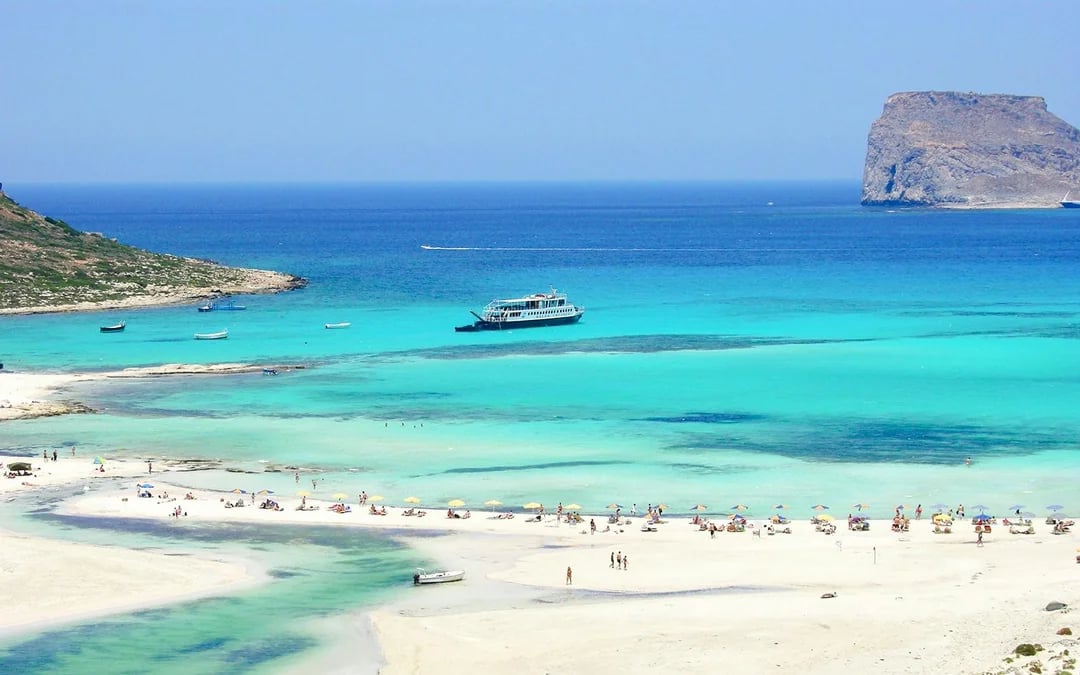 From Kissamos Port: Balos Lagoon & Gramvousa Boat Cruise with Optional Lunch Image 1