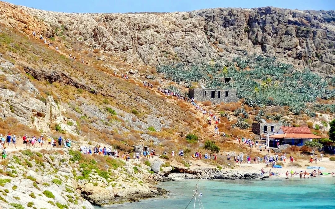 From Kissamos Port: Balos Lagoon & Gramvousa Boat Cruise with Optional Lunch Image 3