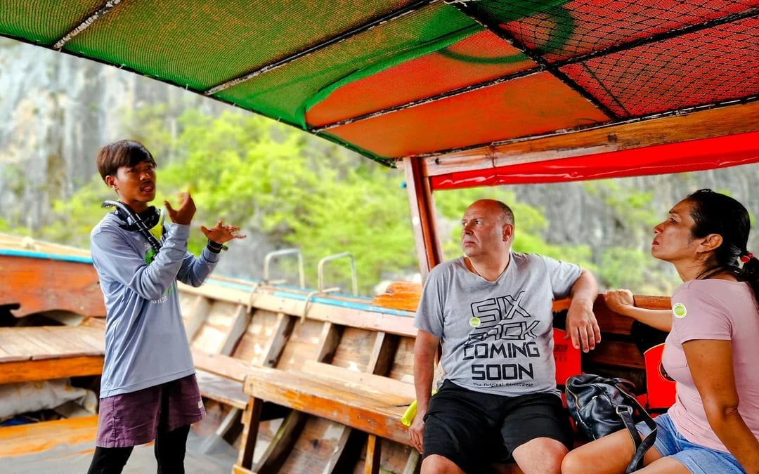 From Koh Lanta: 4 Islands Longtail Boat Tour with Emerald Cave Image 7