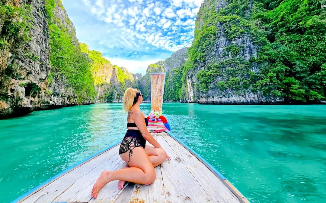 From Koh Lanta: Phi Phi Islands Day Trip with Private Longtail Boat Tour Image 7
