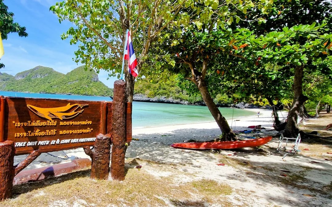 From Koh Phangan: Ang Thong Marine Park Speedboat Tour with Kayaking Snorkeling and Lunch Image 10