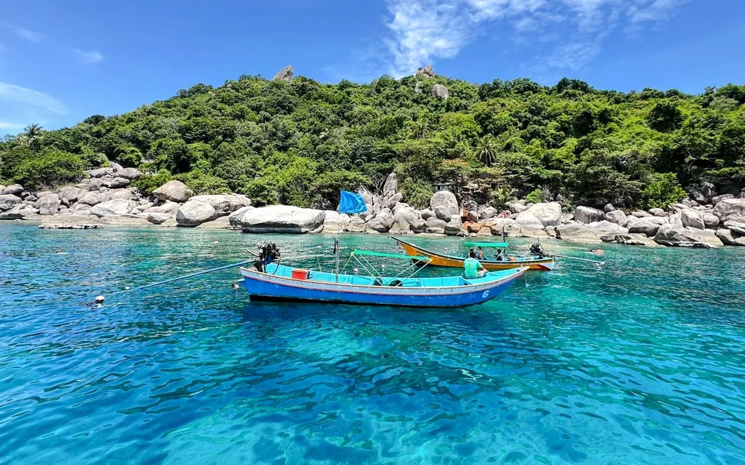 From Koh Samui: Koh Tao and Koh Nang Yuan Snorkeling Tour by Speedboat Image 8