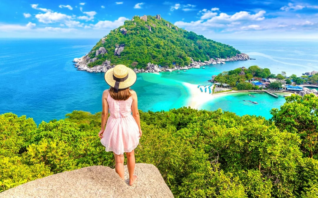 From Koh Samui: Koh Tao & Koh Nang Yuan Speedboat Tour with Snorkeling and Lunch Image 6