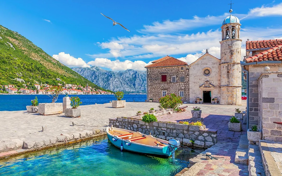 From Kotor: Blue Cave, Our Lady of the Rock & Submarine Tunnel Guided Speedboat Tour Image 2