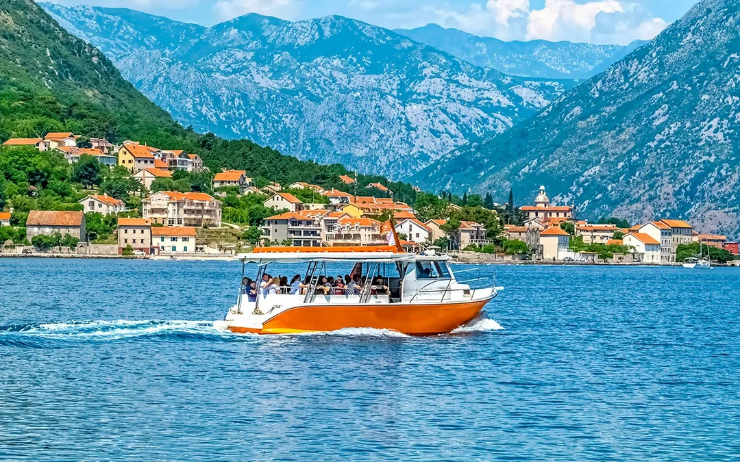 From Kotor: Blue Cave, Our Lady of the Rock & Submarine Tunnel Guided Speedboat Tour Image 3