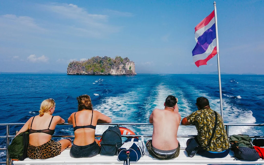 From Krabi: Phi Phi Island & Bamboo Island Day Tour by Speedboat with Lunch & Transfers Image 2