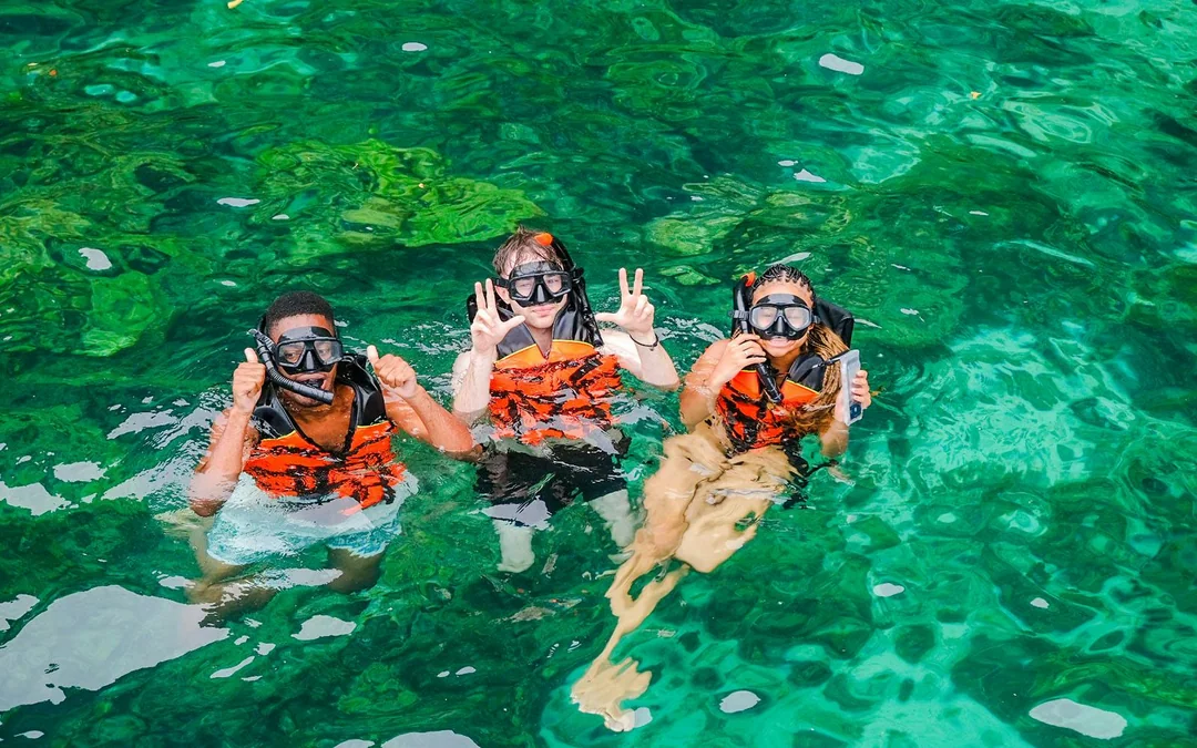 From Krabi: Phi Phi Island & Bamboo Island Day Tour by Speedboat with Lunch & Transfers Image 3