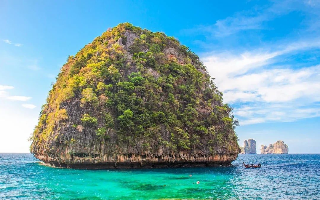 From Krabi: Phi Phi Island & Bamboo Island Day Tour by Speedboat with Lunch & Transfers Image 6