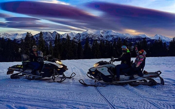 From Krakow: Tatra Mountains Guided Snowmobile Tour with Cheese Tasting and Chocholow Thermal Pools Transfers Image 2