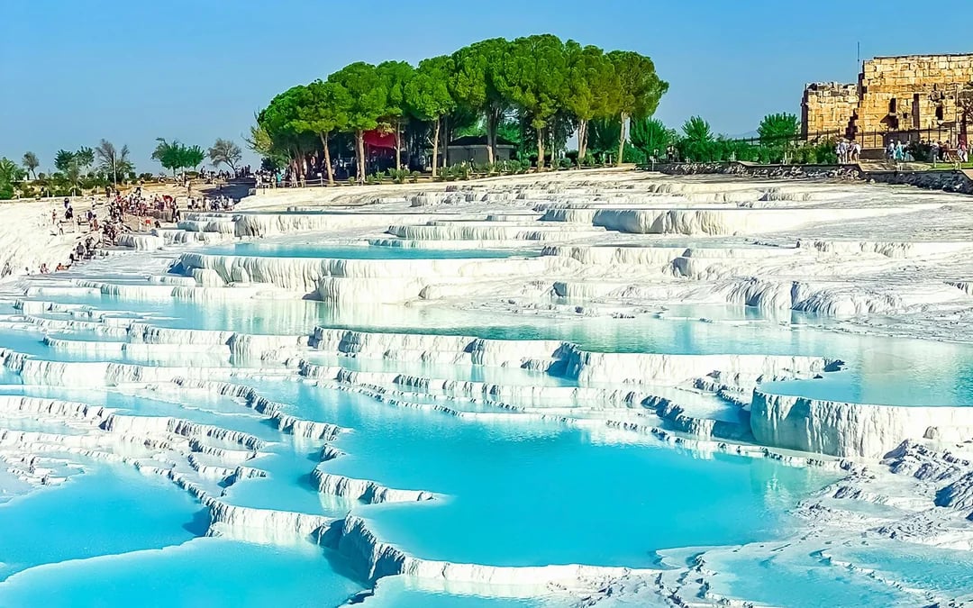 From Kusadasi or Selcuk: Ephesus & Pamukkale Guided Day Trip Image 1