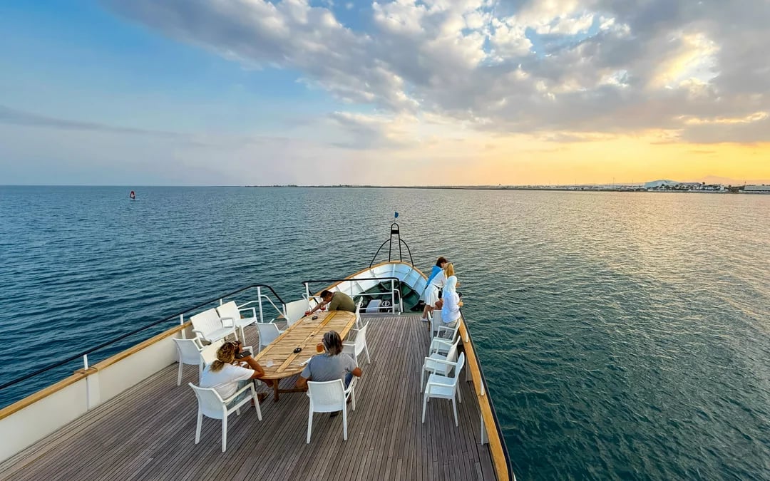 From Larnaca: Disco Sunset Cruise Image 1