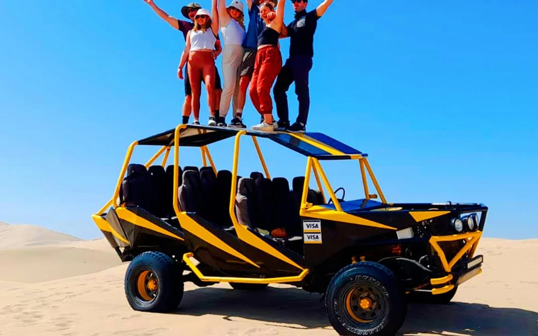 From Lima: Ballestas Islands Boat & Huacachina Oasis Tour with Dune Buggy and Sandboarding Image 3