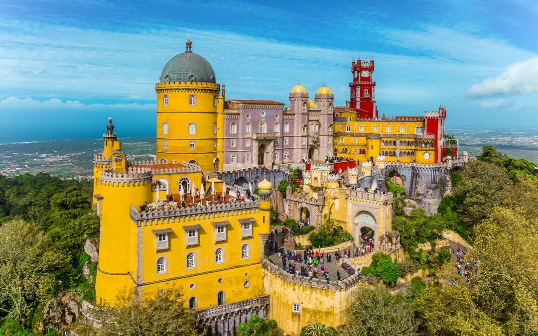 From Lisbon: Sintra, Pena Palace, Cabo da Roca, Cascais & Quinta de Regaleira Full-Day Trip  Image 2