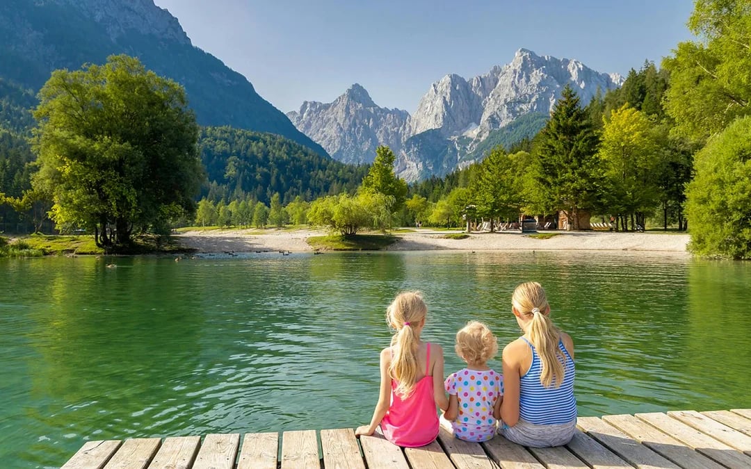 From Ljubljana: Lake Bled & Bohinj Tour with Savica Waterfall
 Image 3