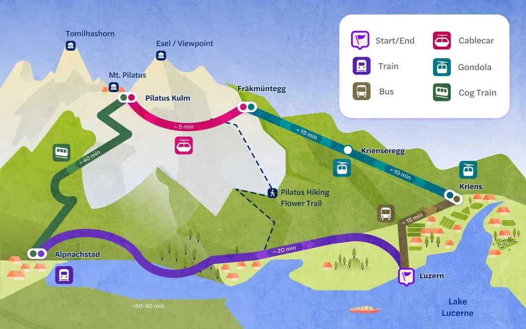 From Lucerne: Mount Pilatus Silver Round Trip Tickets Image 2
