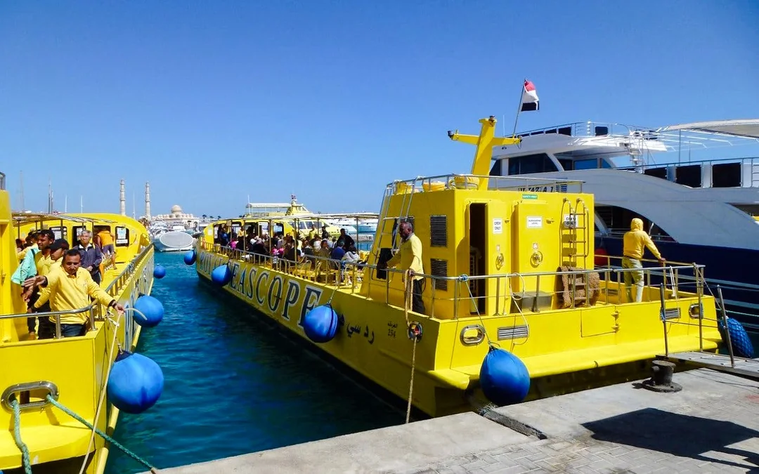 From Makadi: Royal Seascope Submarine Cruise with Snorkel Stop & Optional Hotel Transfers Image 2