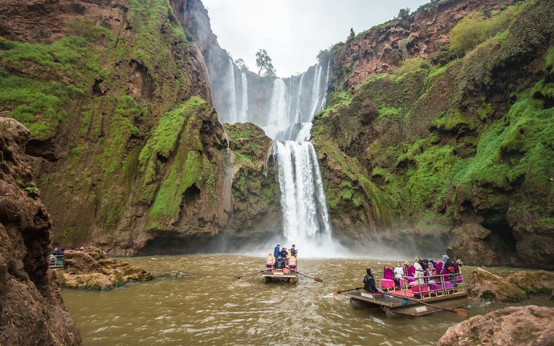 From Marrakesh: Full-Day Ouzoud Waterfalls Guided Hike with Boat Ride Image 1
