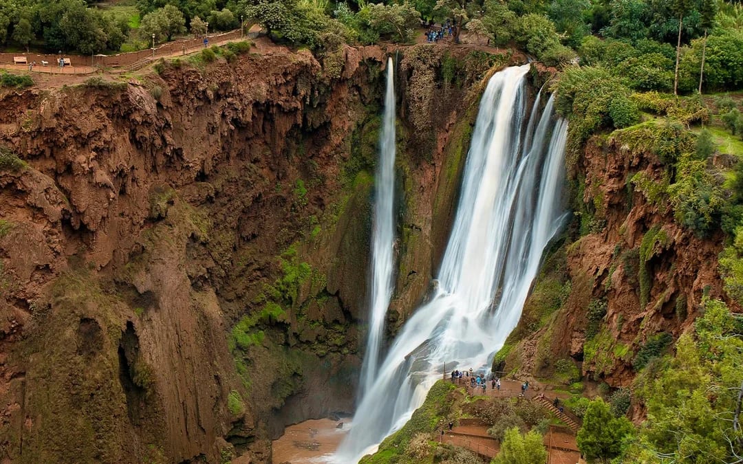 From Marrakesh: Full-Day Ouzoud Waterfalls Guided Hike with Boat Ride Image 2