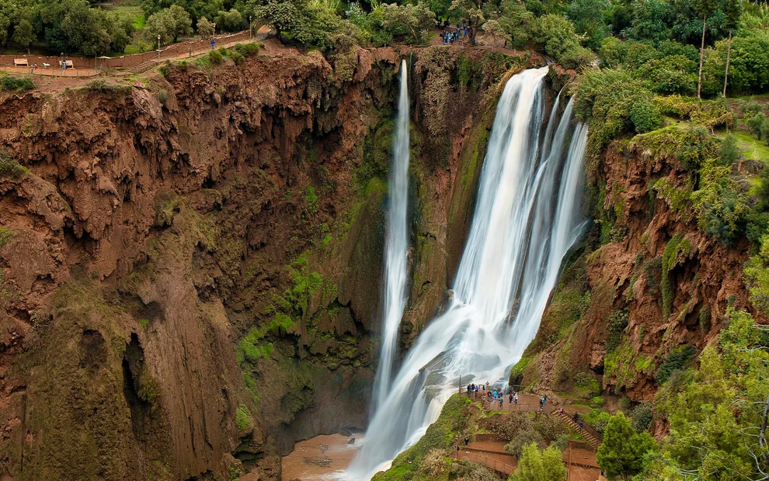 From Marrakesh: Full-Day Ouzoud Waterfalls Guided Hike with Boat Ride Image 2