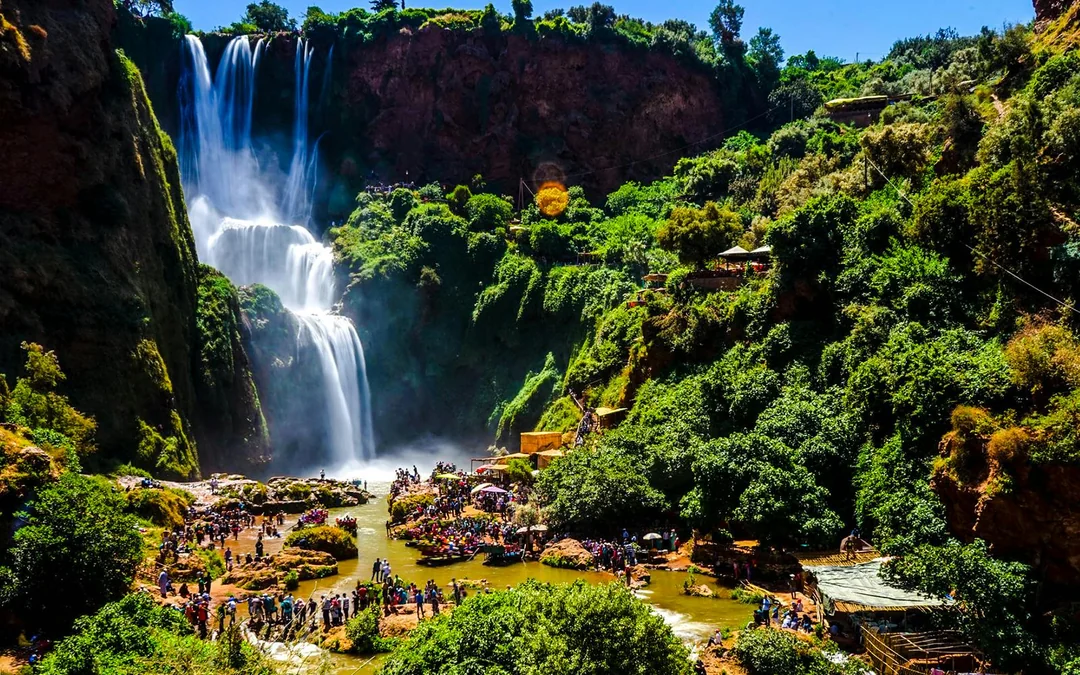 From Marrakesh: Private Ouzoud Waterfalls Guided Hike with Boat Ride Image 1