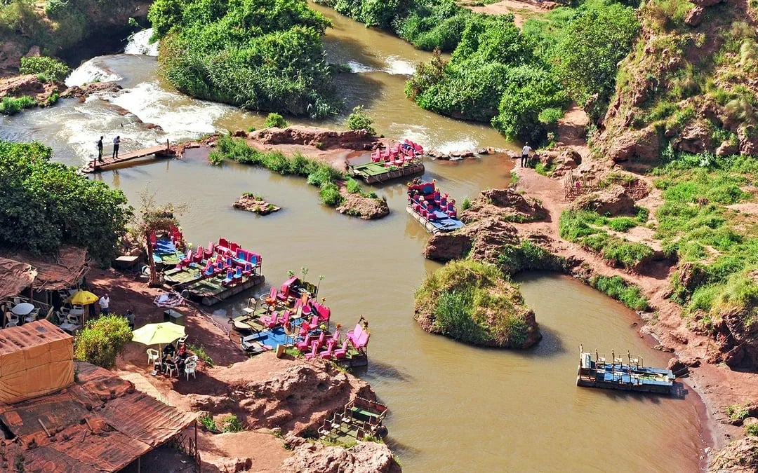 From Marrakesh: Private Ouzoud Waterfalls Guided Hike with Boat Ride Image 7