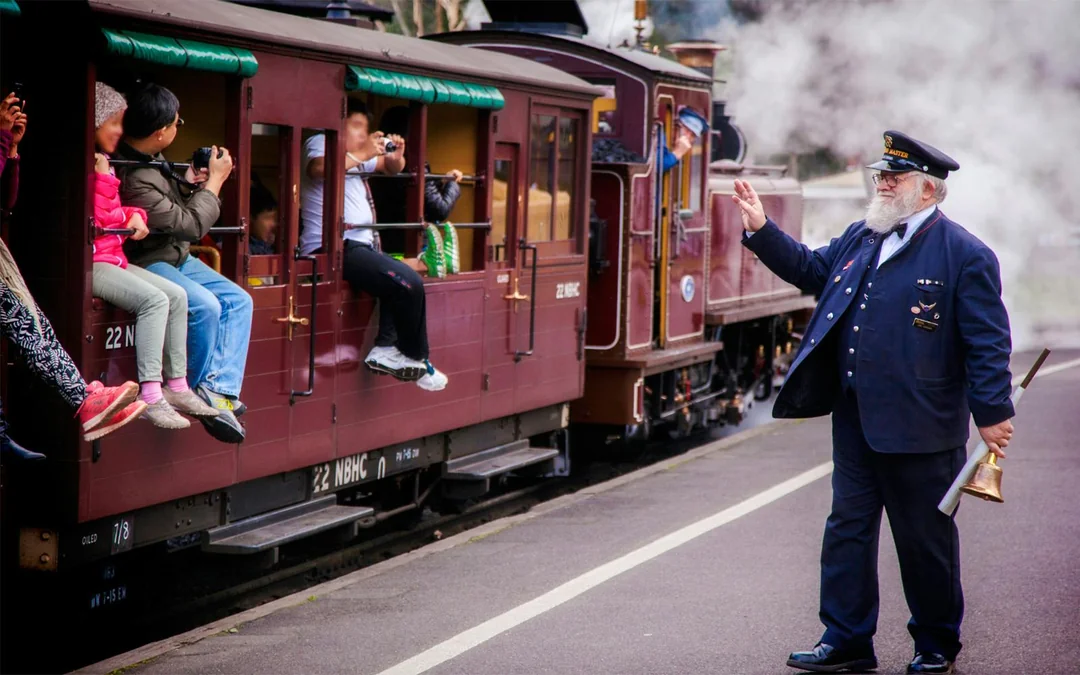 From Melbourne: Puffing Billy Steam Train Half-Day Tour with Transfers Image 4