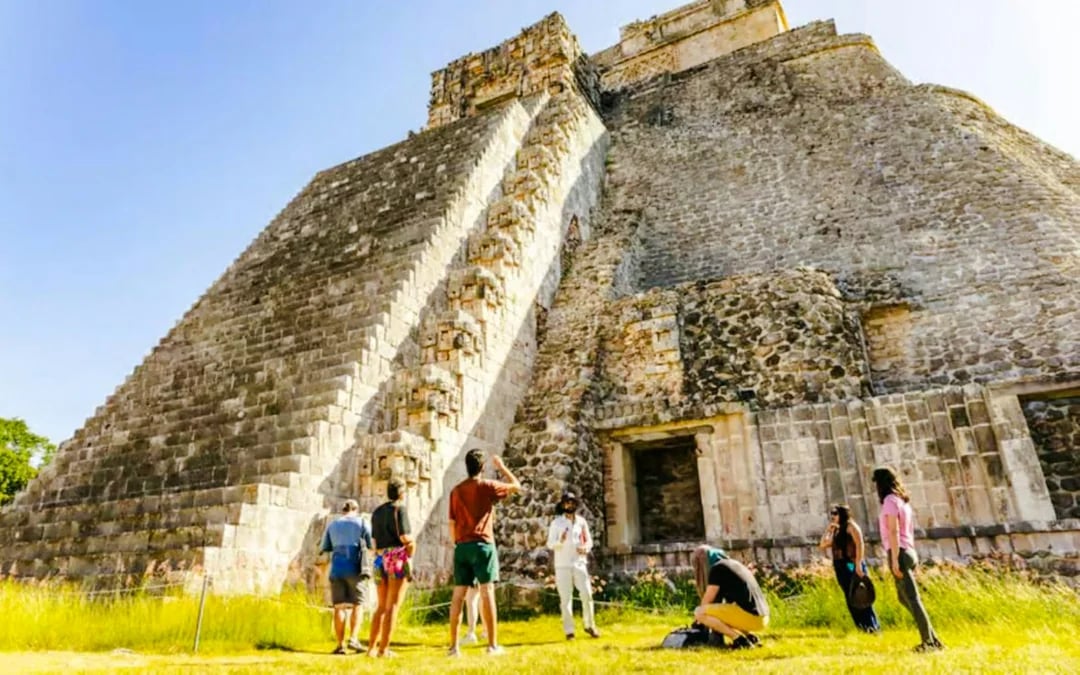 From Mérida: Uxmal Ruins Tour with Cave and Open Cenote Swims and Yucatán Lunch Image 1
