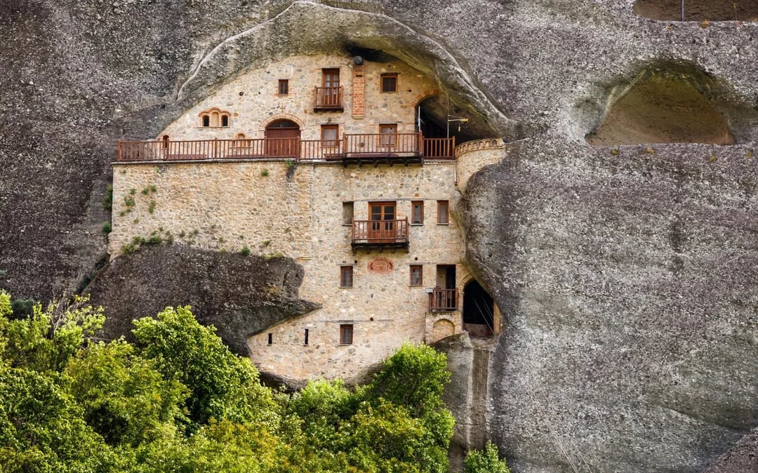 From Meteora: Hidden Trails Guided Hiking Tour with Monastery Stops Image 1