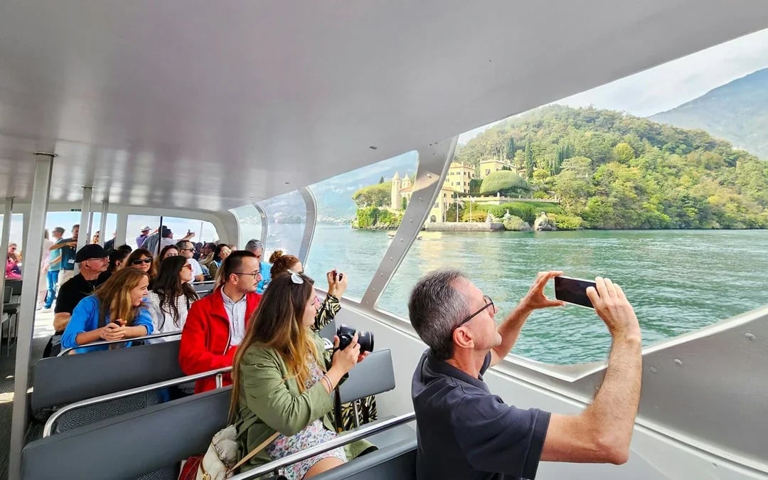 From Milan: Lake Como, Lugano & Bellagio by Bus with Private Boat Tour Image 7