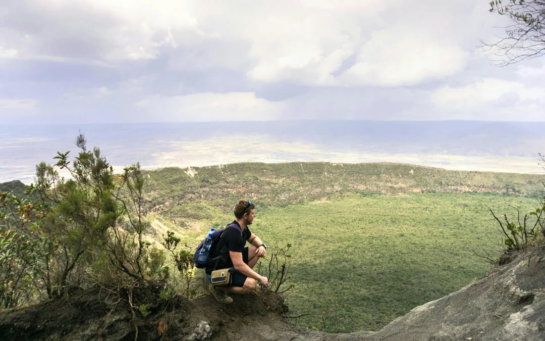 From Nairobi: Mount Longonot Day Tour with Crater Hike & Lake Naivasha Boat Ride Image 1