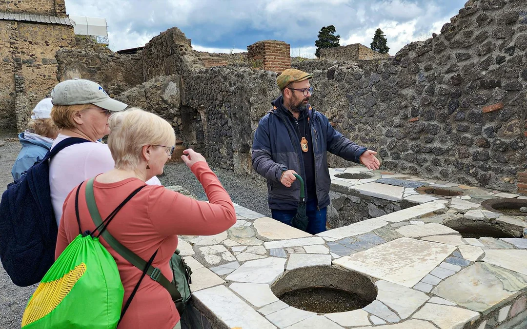 From Naples: Archaeological day to Pompeii and Herculaneum with Transfers Image 1