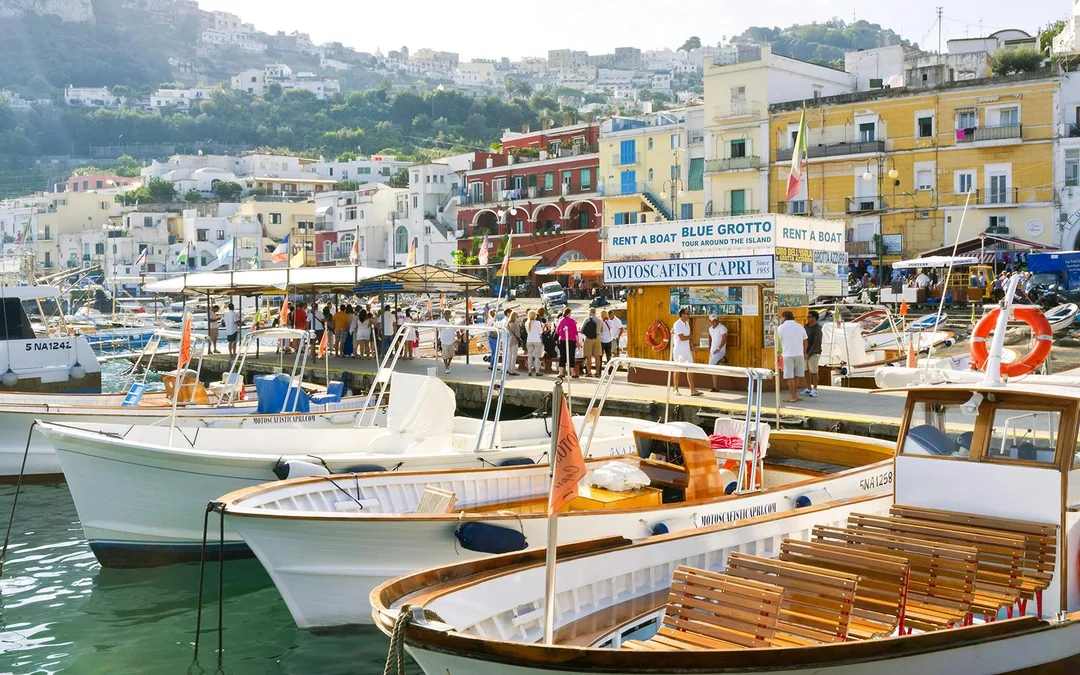 From Naples: Guided Tour of Capri & Blue Grotto with Round-Trip Boat Transfers Image 2