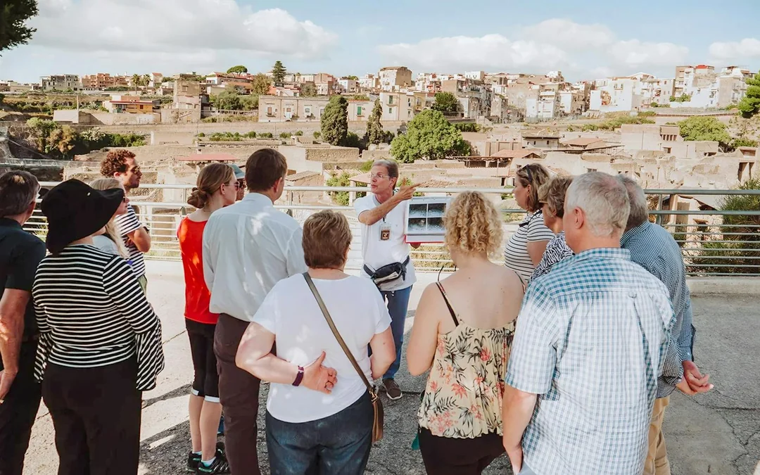 From Naples: Pompeii and Herculaneum Guided Tour with Transfers Image 4