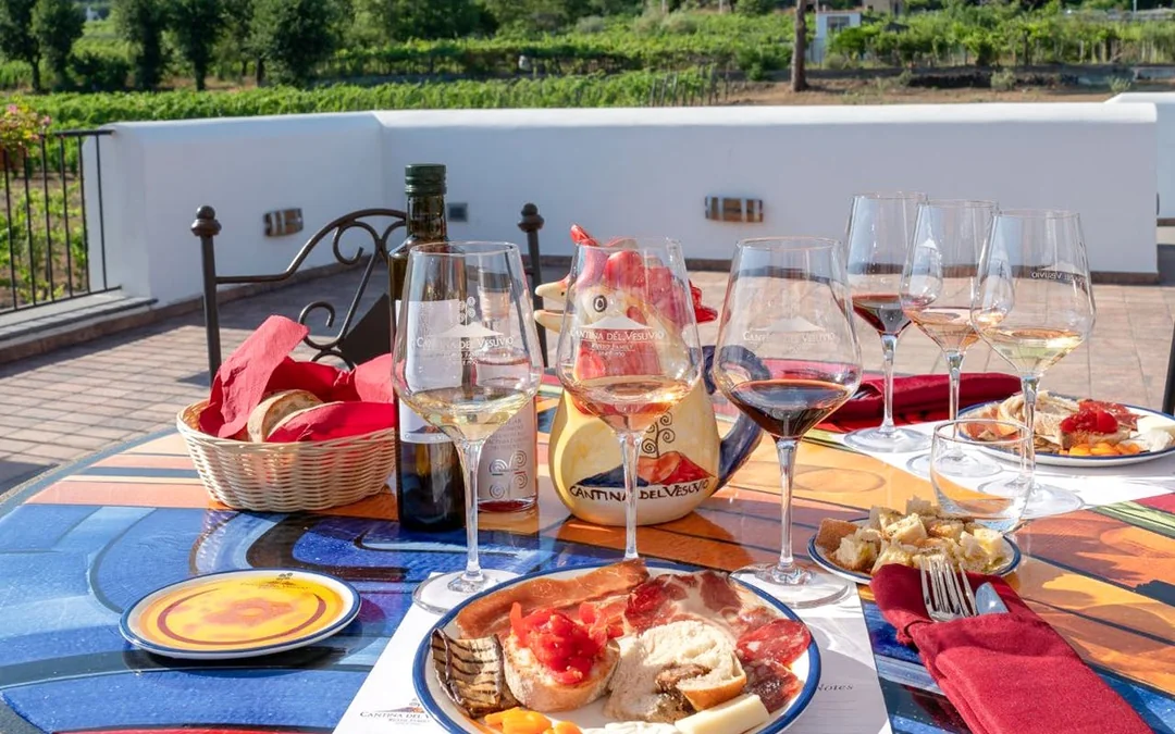 From Naples: Vesuvius Wine Tasting Experience With Mediterranean Lunch Image 3