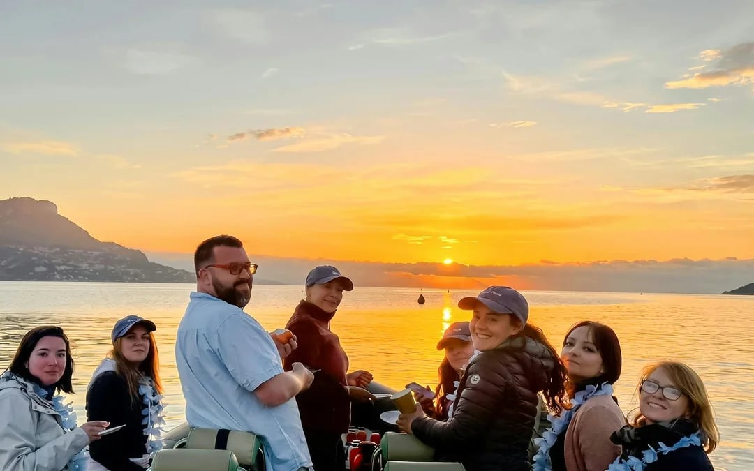 From Nice: Sunrise Boat tour with Breakfast and Snorkeling Image 6