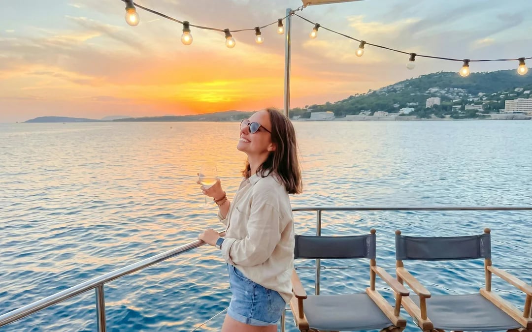 From Nice: Sunset Catamaran Cruise with Apéritif and Snorkeling Image 3