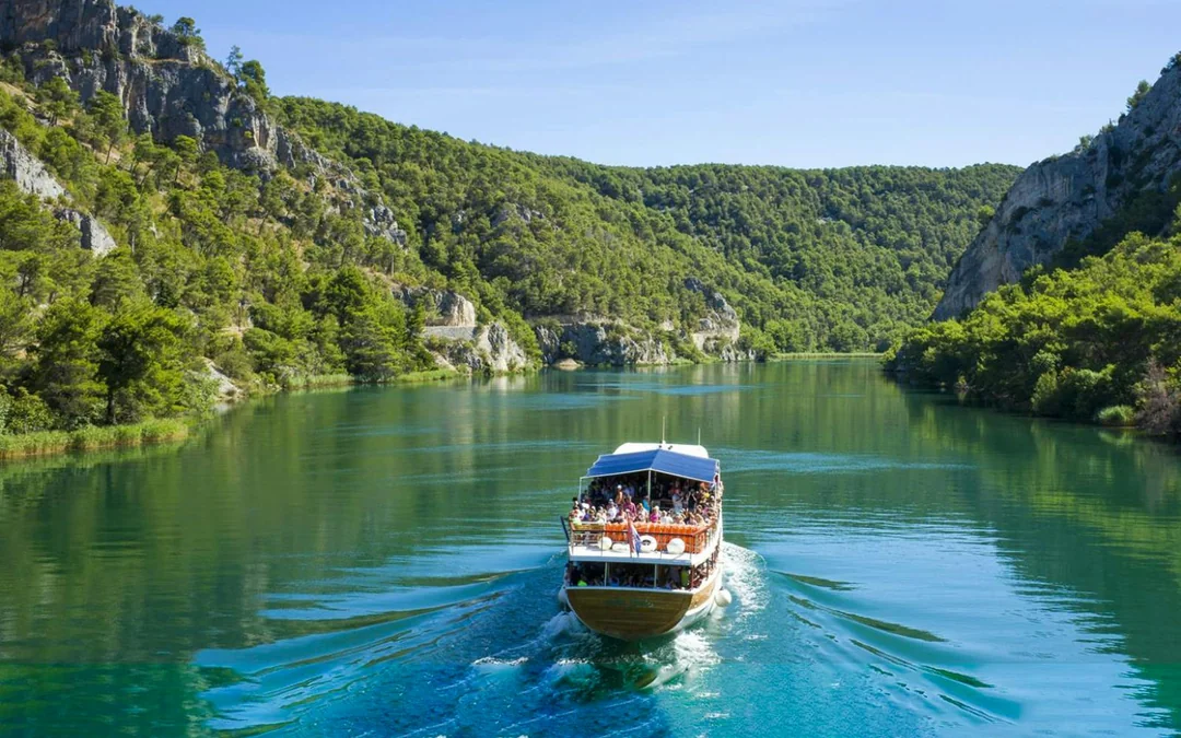 From Omiš: Krka National Park Guided Day Trip with Boat Ride and Swimming Image 2