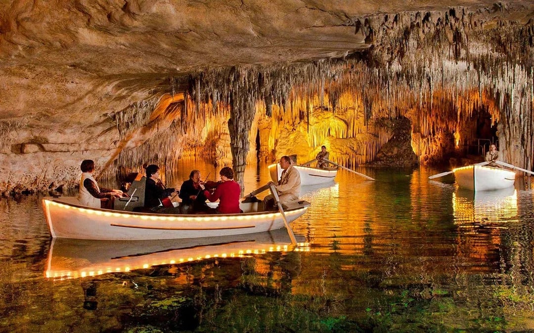 From Palma: Caves of Drach Entrance, Music Concert, and Boat Trip Image 2